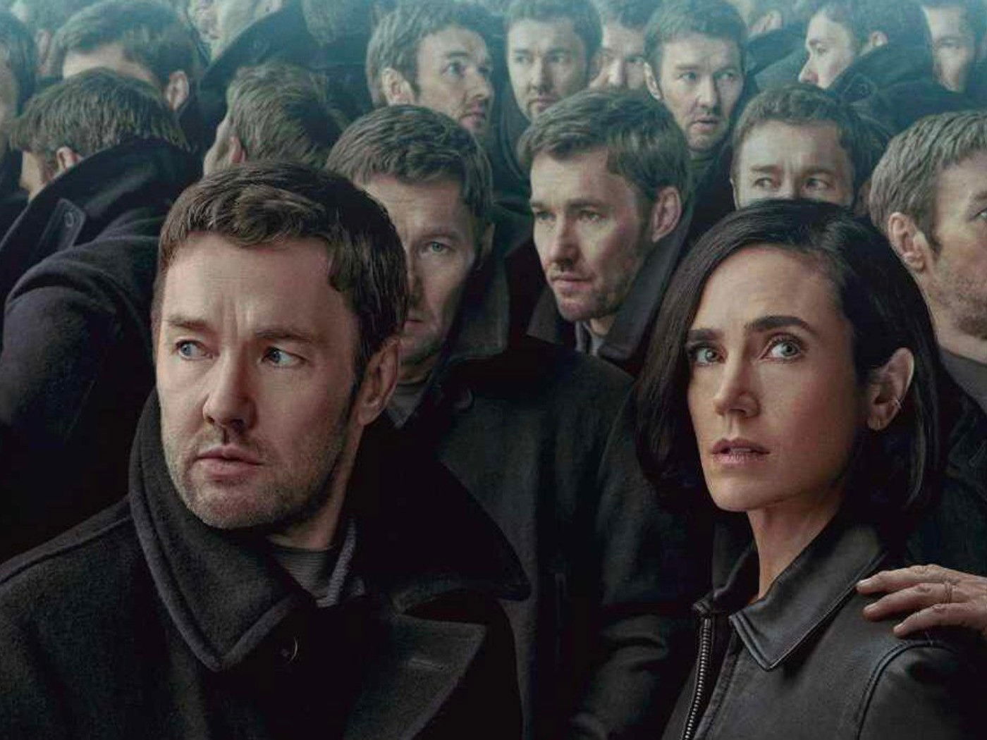 Joel Edgerton e Jennifer Connelly na série Matéria Escura