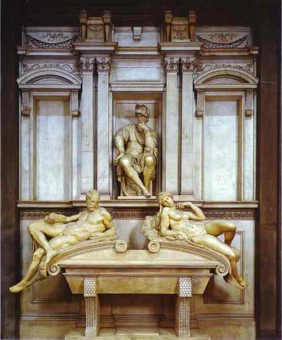 Túmulo de Lorenzo de' Medici - 630 x 420 cm - Capela Medici, Basílica de San Lorenzo, Florença