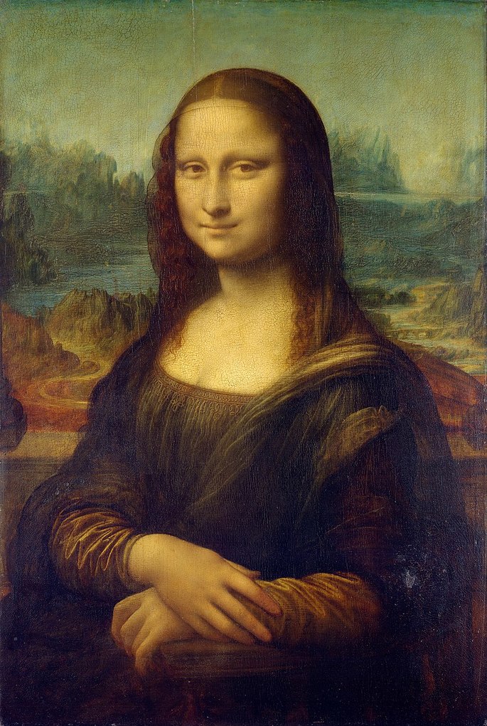 Mona Lisa, de Leonardo da Vinci, retrata jovem com as mãos no colo e sorriso enigmático