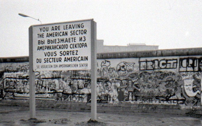 Muro de Berlim: vista do lado Americano (RFA).