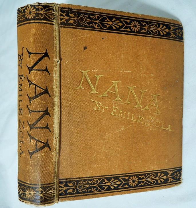 Capa da primeira edição de Nana, de Emile Zola (1880).