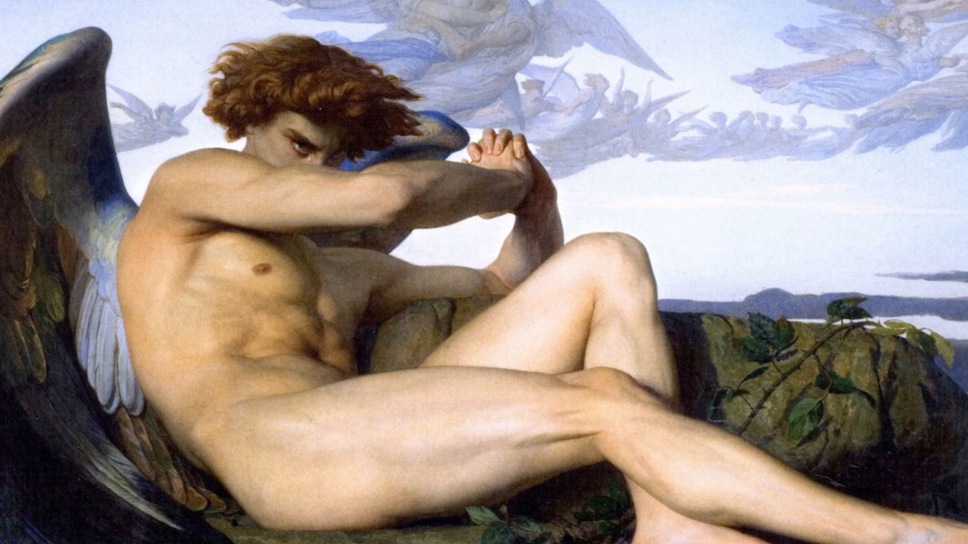 Pintura O Anjo Caído: uma análise da última lágrima de Lúcifer - Cultura  Genial, image size:1400x788
