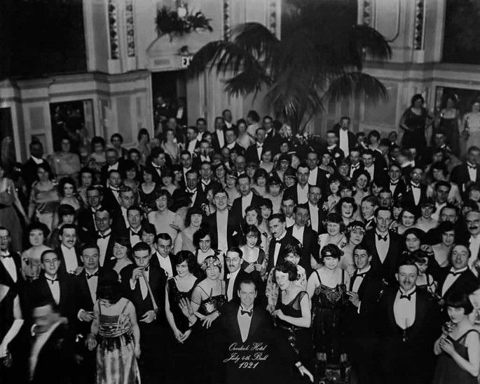 o iluminado foto final em preto e branco com Jack Torrence em 1921