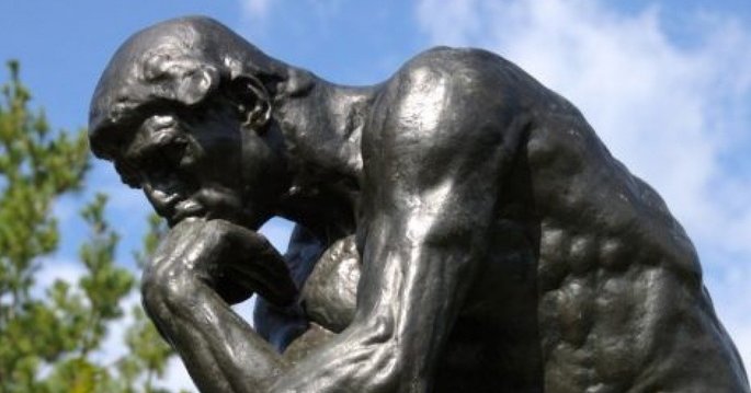 O pensador escultura de Rodin