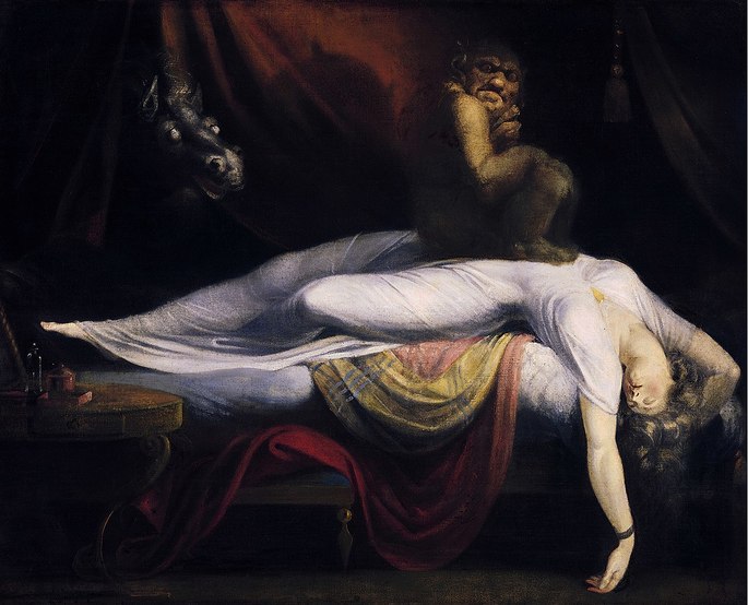 O pesadelo (1781), tela de Henry Fuseli