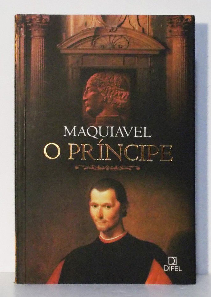 Capa do livro O Príncipe, de Nicolau Maquiavel.