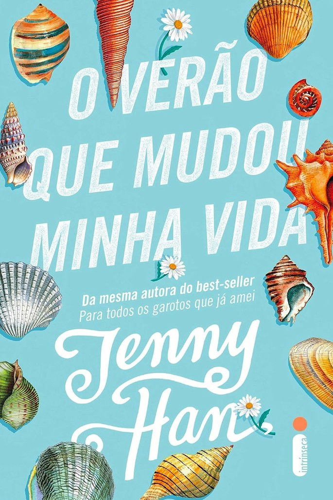 capa azul do livro o verao que mudou a minha vida