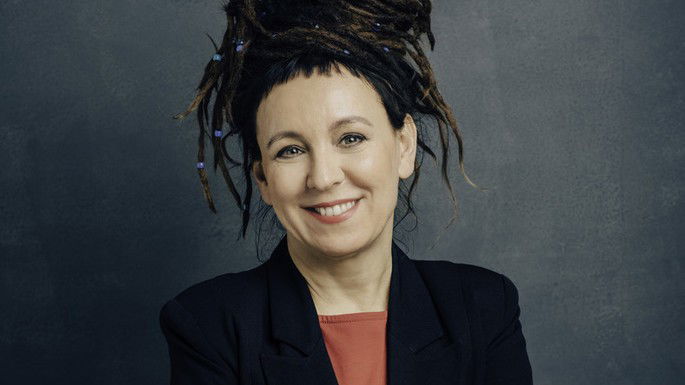 Retrato de Olga Tokarczuk.