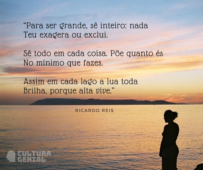 Para ser grande, de Ricardo Reis.