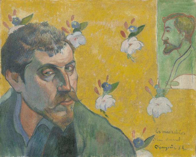 Auto-retrato de Paul Gauguin.