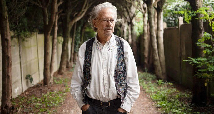 Retrato de Peter Handke.