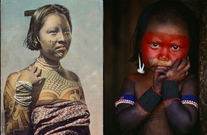 pintura corporal indígena