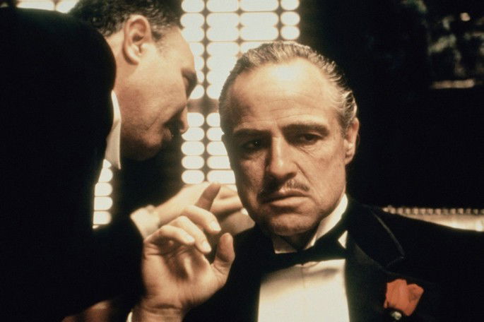 cena do filme O poderoso chefão