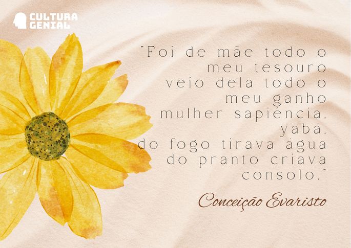 Poema sobre mãe de Conceição Evaristo