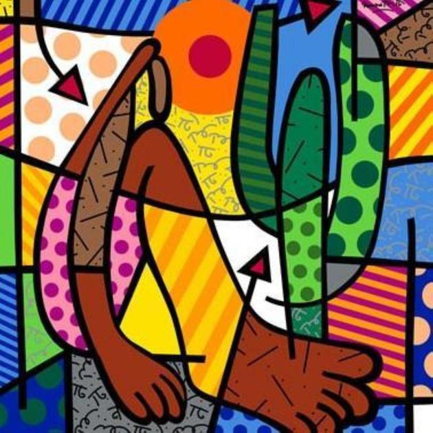Releitura de Abaporu feita por Romero Brito.