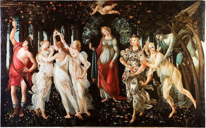 Primavera, de Botticelli, retrata um quadro renascentista
