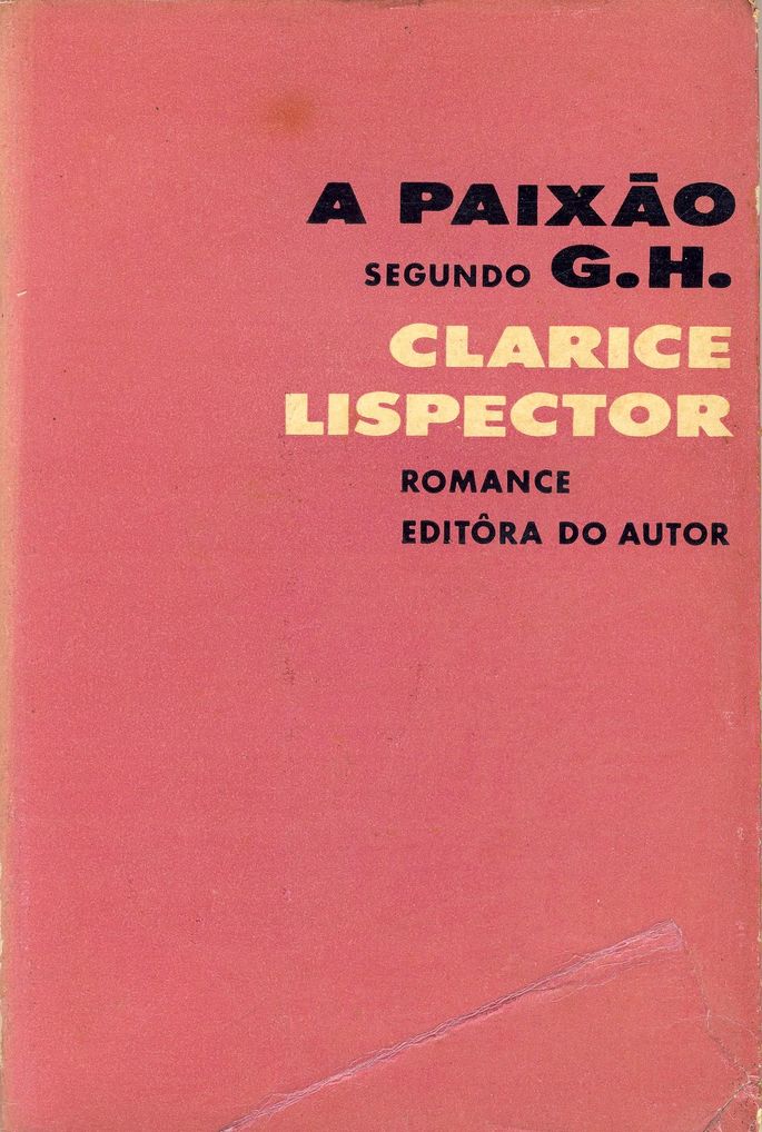 Capa da primeira edição de A paixão segundo G.H