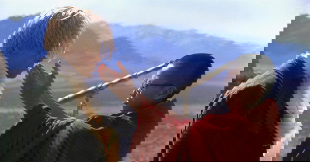 Cena de filme Sete anos no Tibet