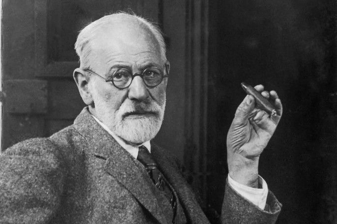 Retrato de Sigmund Freud