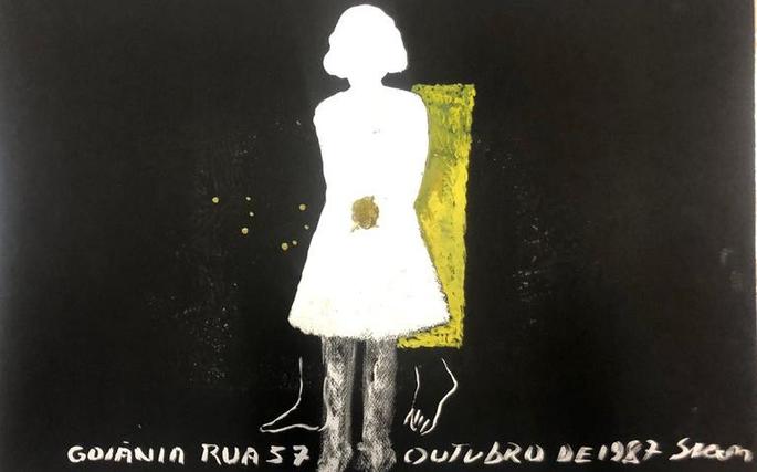 Obra que integra a série de trabalhos Césio, de Siron Franco