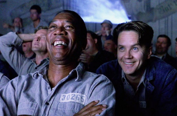 cena de filme Um sonho de liberdade