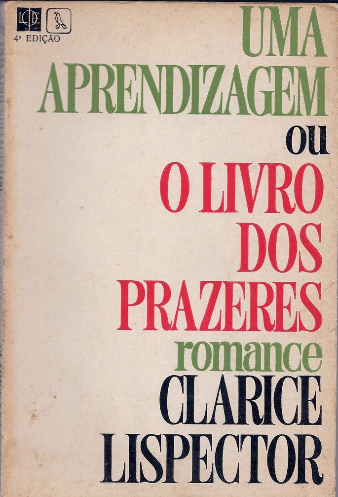 Capa da primeira edição de Uma aprendizagem ou o Livro dos Prazeres