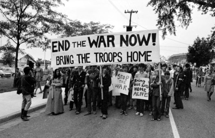 Protesto contra a Guerra de Vietna